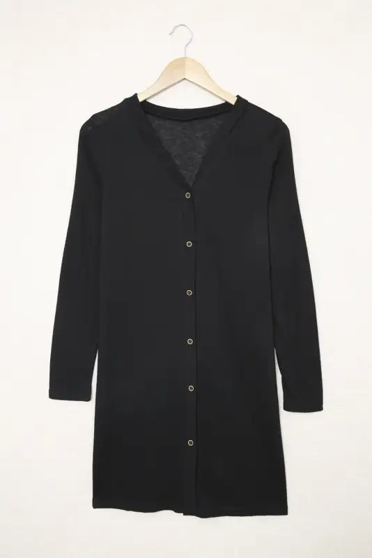 Buttoned duster cardigan - plus size - cardigans