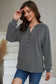 Buttoned high and low hem hoodie - sweatshirts & hoodies