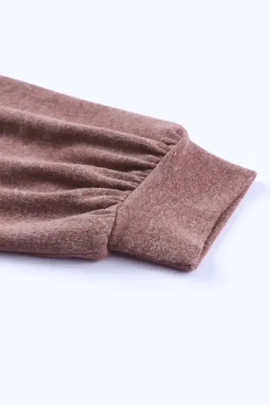 Buttoned High and Low Hem Hoodie - Fashionfitz