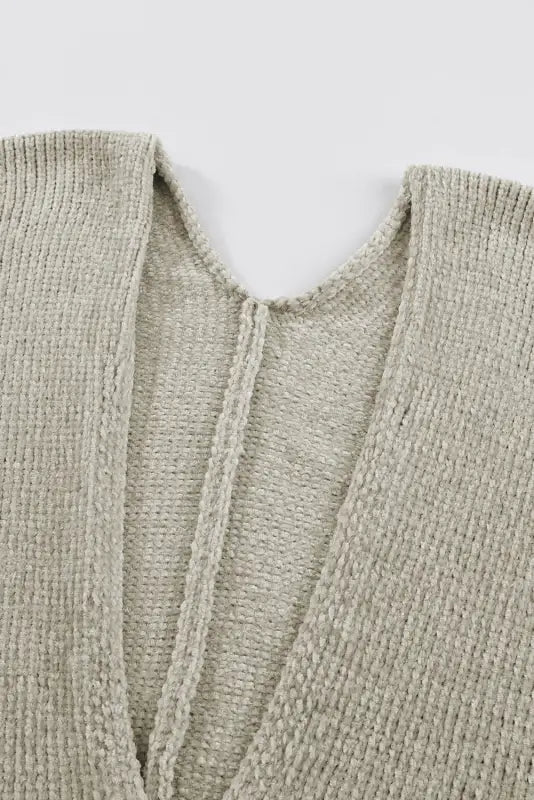 Buttons loose sweater cardigan - cardigans