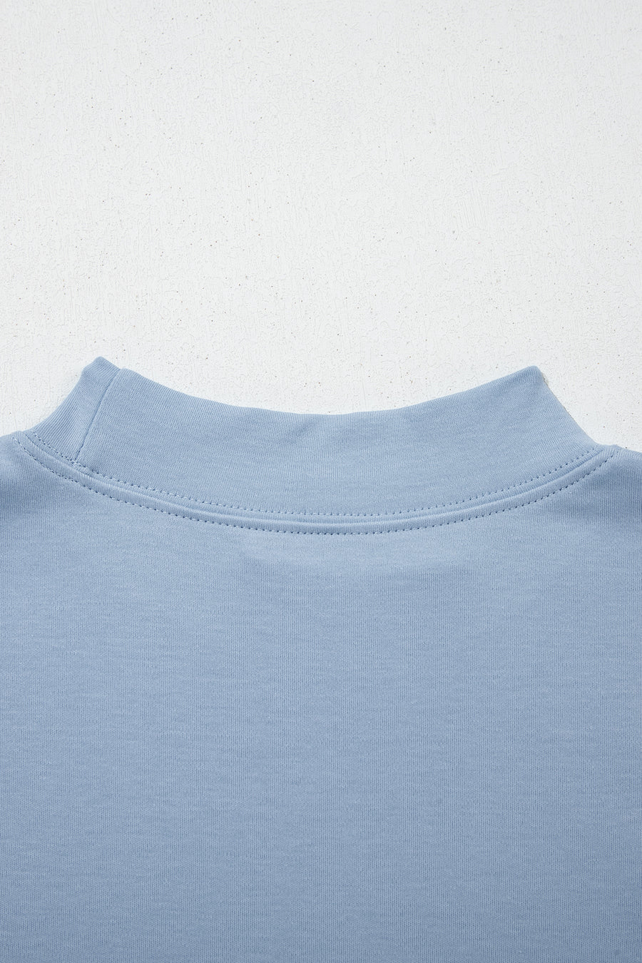 Solid Colour Oversized High Neck Tee Women UK