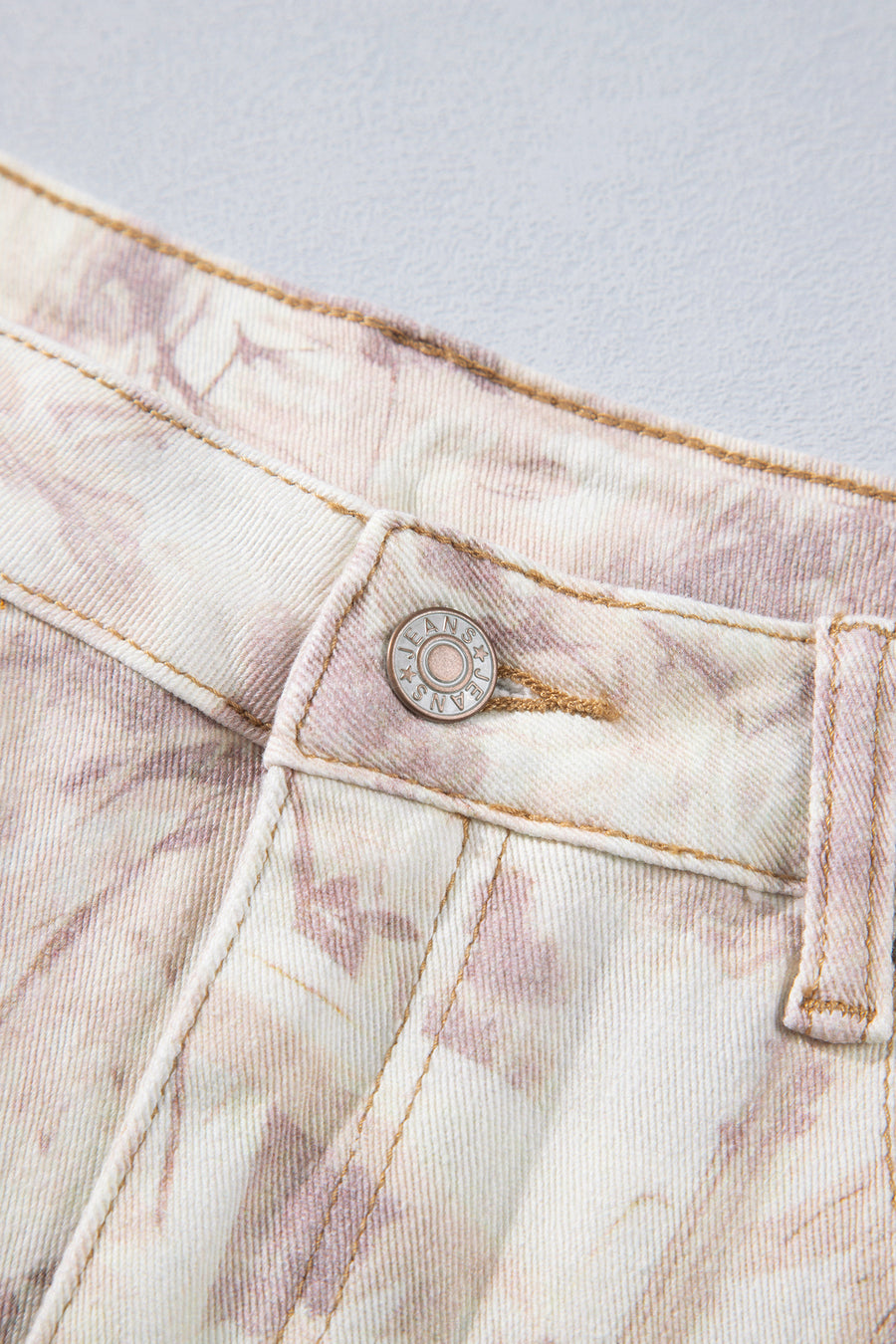 Camo Tummy Control High Waist Wide Leg Jeans Women UK
