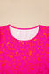 Rose Leopard Printed Puff Sleeve Top - Fashionfitz