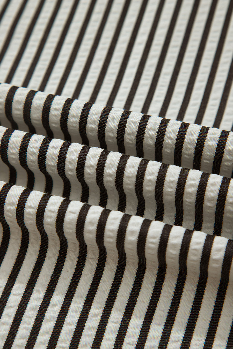 Stripe Elastic High Waist Ultra Wide Leg Trousers with Pockets