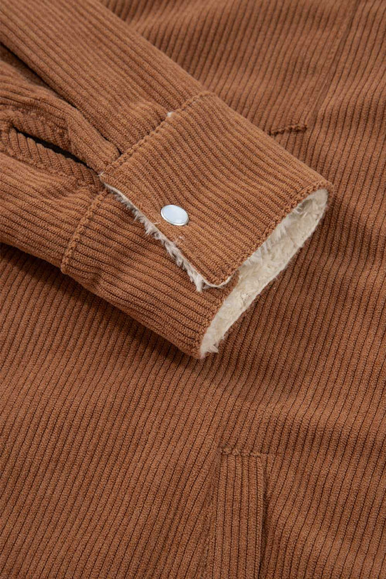 Fleece Lined Corduroy Jacket