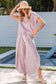 Funky Stripes Wide Leg Pants Set