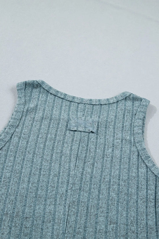Slim ribbed mineral wash tank top tops