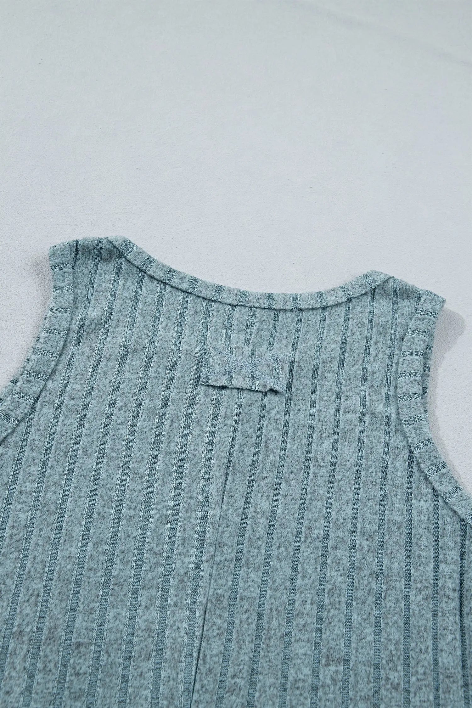 Slim ribbed mineral wash tank top tops