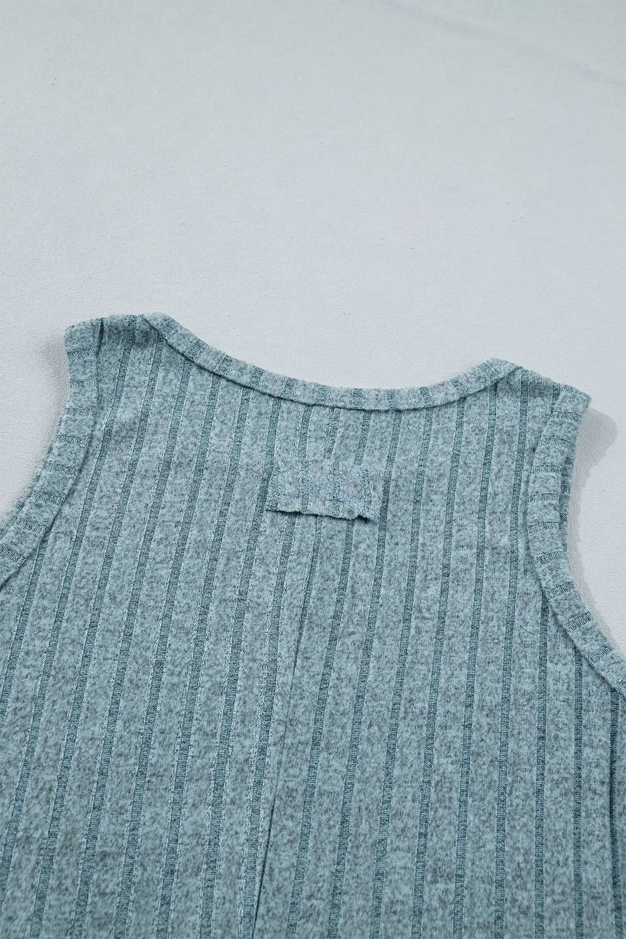 Slim ribbed mineral wash tank top tops
