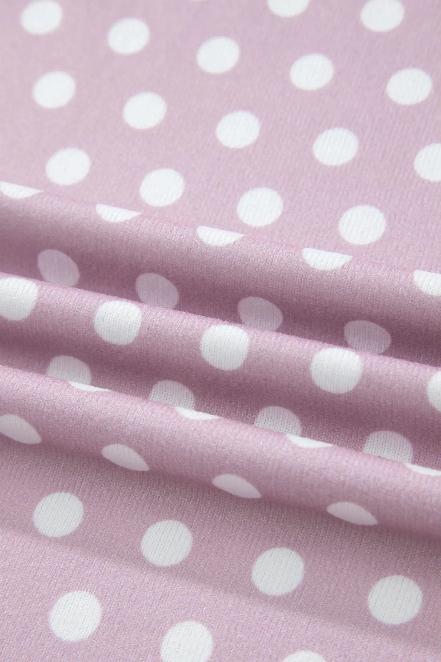 Polka dot print round neck short sleeve top & shorts co-ord set outfit sets
