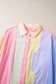 StripeSplash Oversized Shirt