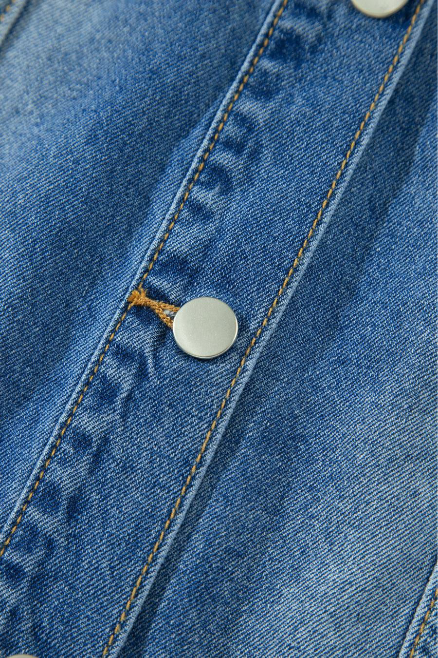 Ruffle Hem Raw Edge Half Sleeve Denim Jacket Women UK