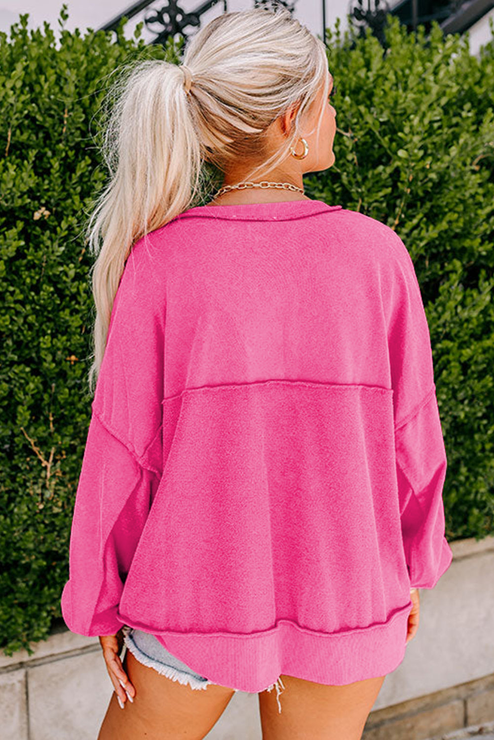 Wide Sleeve Tunic Top