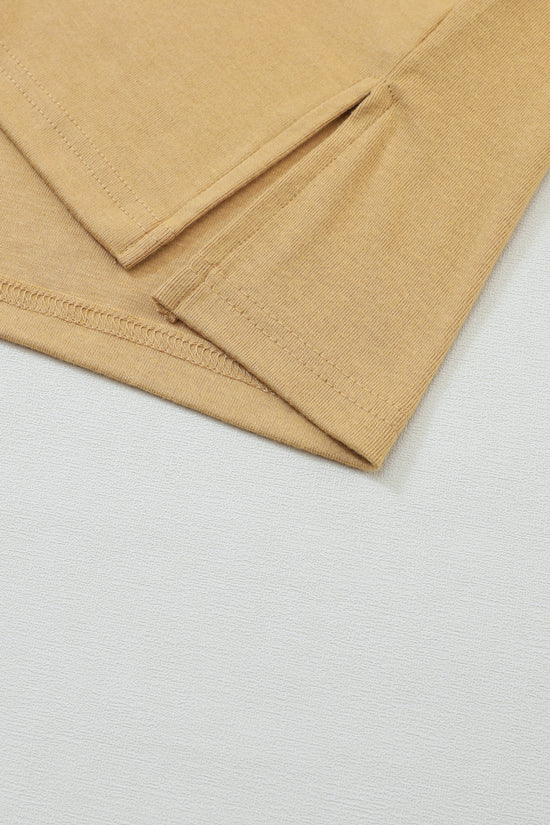 Green Colorblock Bishop Sleeve Top - Striped Casual Chic