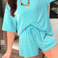  Sky Blue Stripe