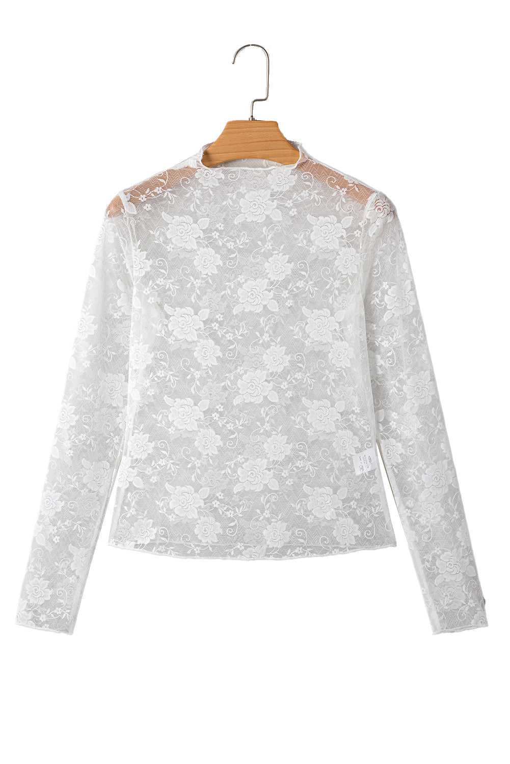 Sheer Floral Lace Top