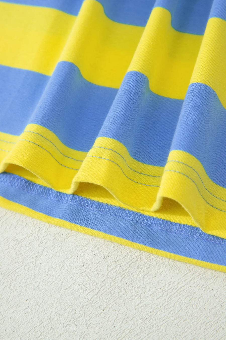 Yellow Stripe Dolman Tee & Drawstring Skort Athletic Set Women UK — second colourway | Fashionfitz UK