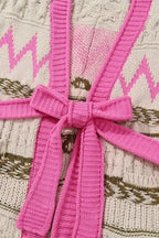 Cable Knit Open Front Duster Cardigan - Fashionfitz