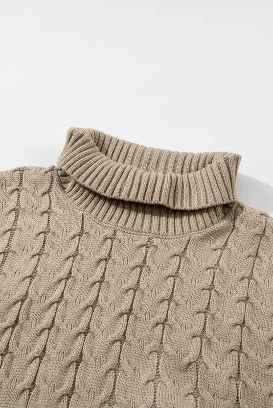 Cable knit turtleneck sweater | women’s sweaters | fashionfitz