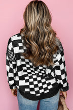 Smoky Plaid Soft Knit Jumper