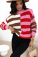 Candy stripe cozy high neck sweater - winter fashion essentials