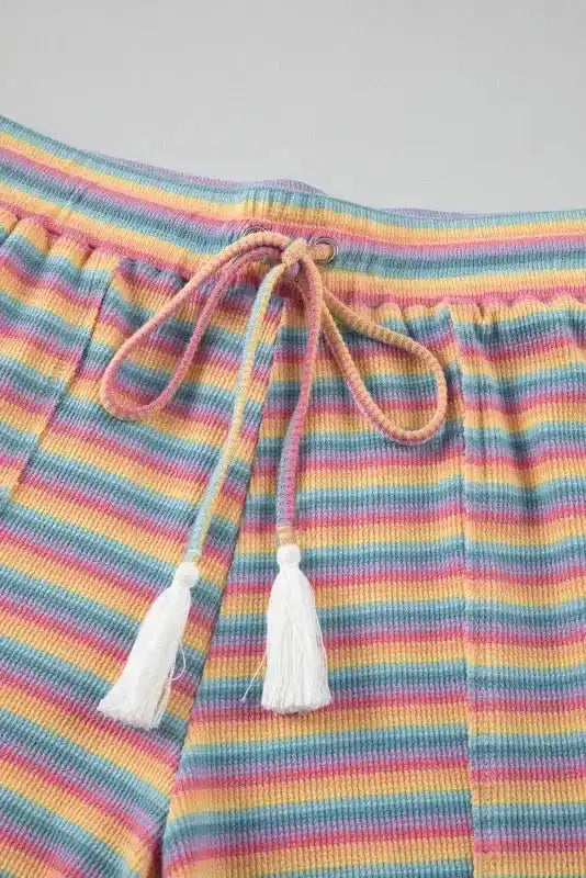 Candy Stripe Lounge Set - Fashionfitz
