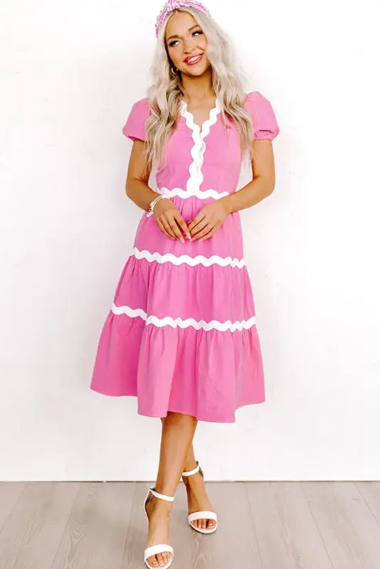 Candyfloss dreams midi dress - dresses