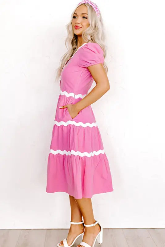 Candyfloss dreams midi dress - dresses