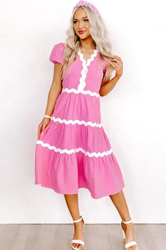 Candyfloss dreams midi dress - dresses