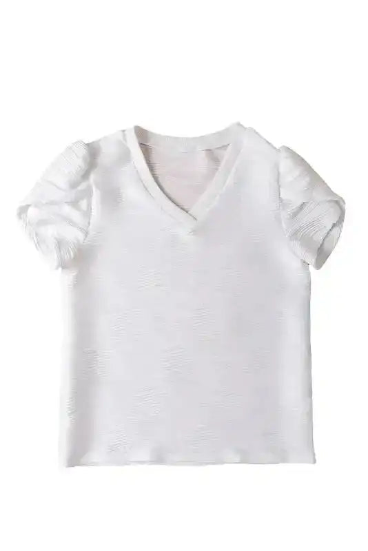 Canvas V-Neck Tee - Fashionfitz