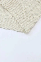 Casual Hollowed Knit Dolman Sleeve Cardigan - Fashionfitz