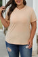 Casual plain crew neck tee | women’s t-shirts | fashionfitz