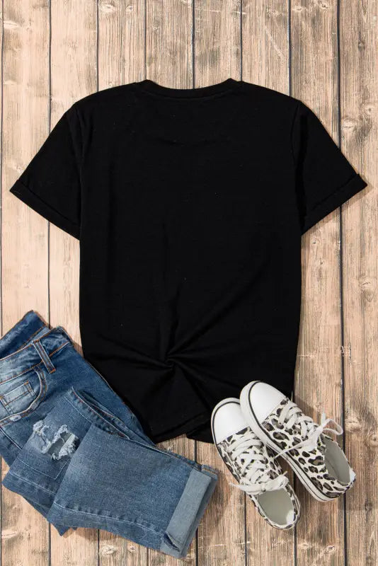 Casual plain crew neck tee | women’s t-shirts | fashionfitz