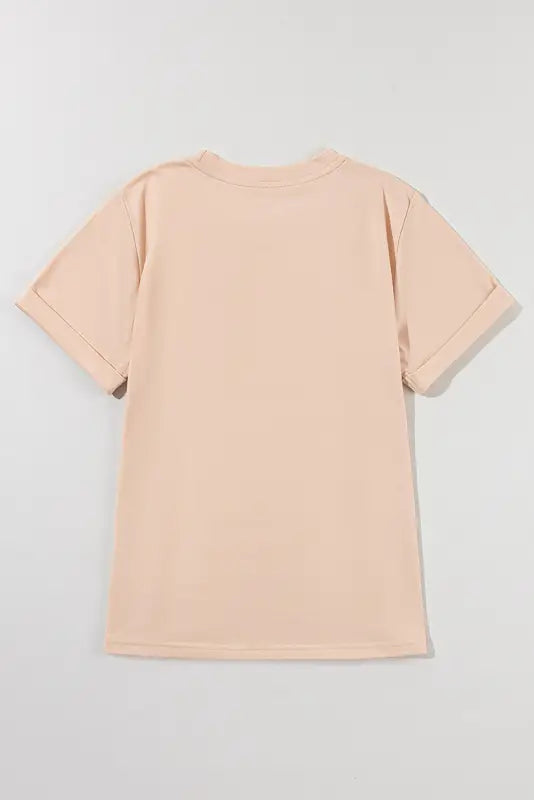 Casual plain crew neck tee | women’s t-shirts | fashionfitz