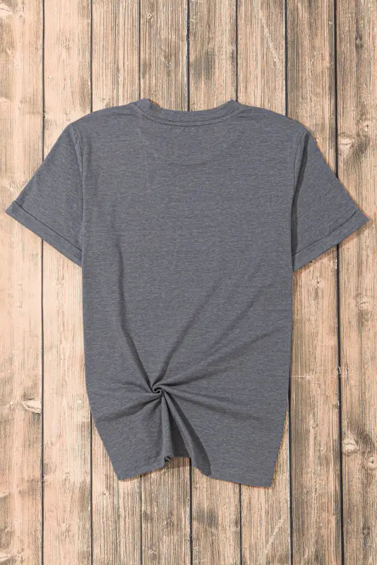 Casual plain crew neck tee | women’s t-shirts | fashionfitz