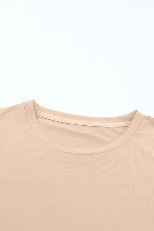 Casual plain crew neck tee | women’s t-shirts | fashionfitz