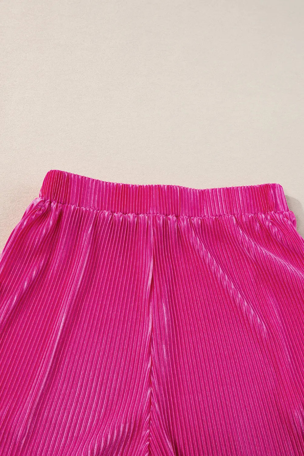 Casual pleated shorts matching set - two piece sets