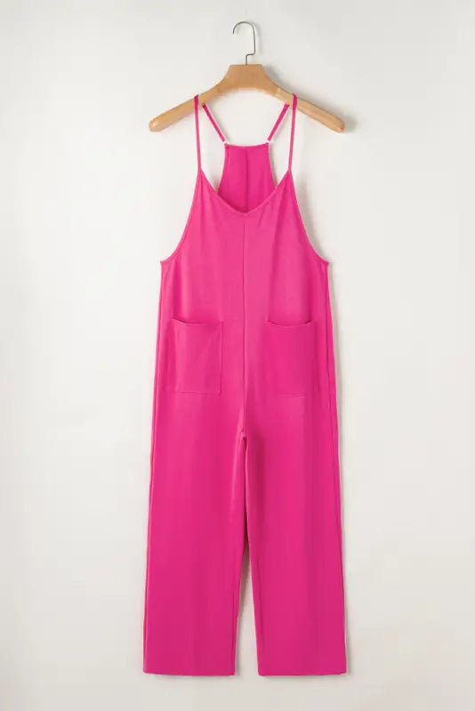 Casual straight leg jumpsuit - bottoms/jumpsuits & rompers