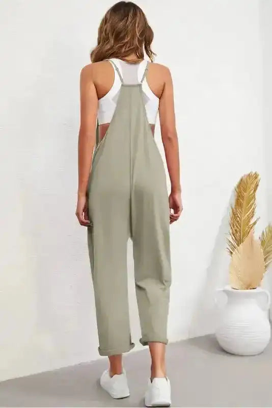 Casual Straight Leg Jumpsuit - Fashionfitz