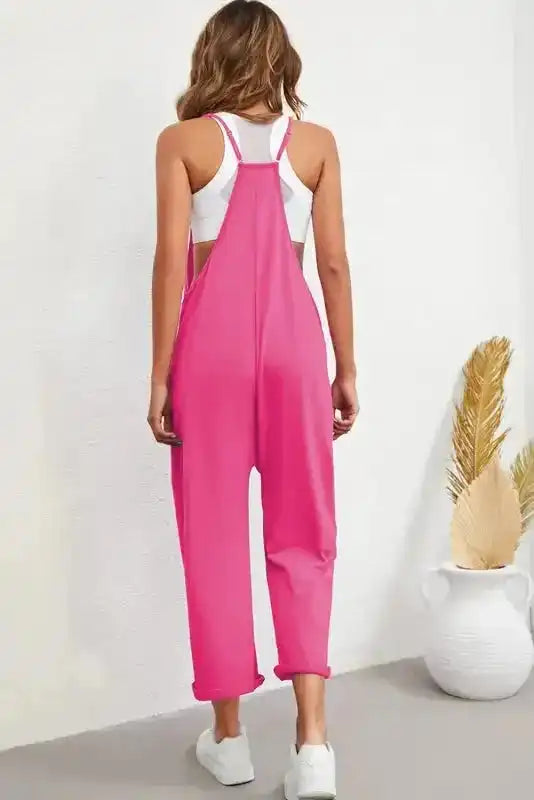 Casual Straight Leg Jumpsuit - Fashionfitz