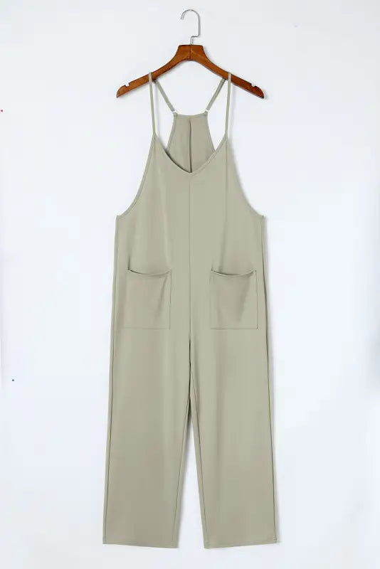 Casual straight leg jumpsuit - bottoms/jumpsuits & rompers