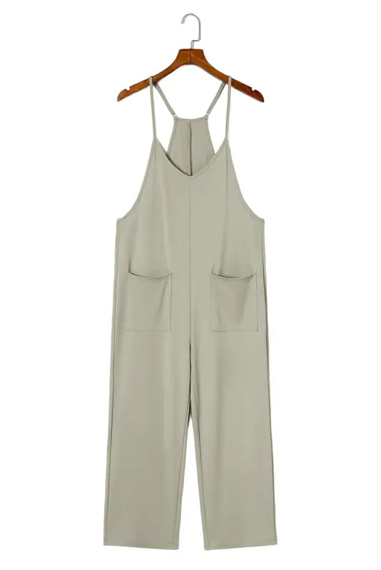 Casual straight leg jumpsuit - bottoms/jumpsuits & rompers