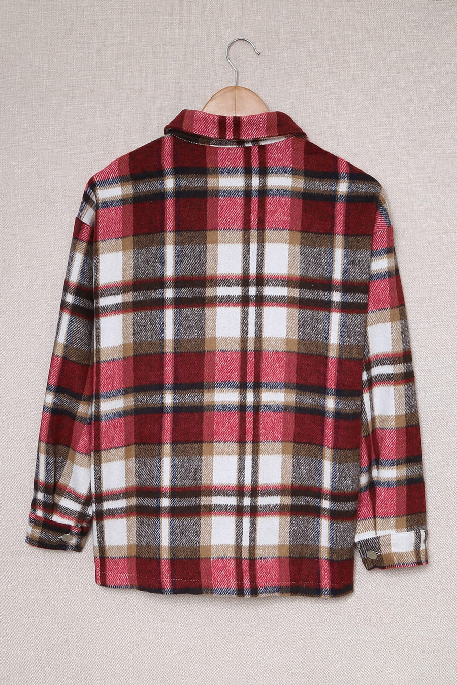 Oversized Plaid Shacket Women UK