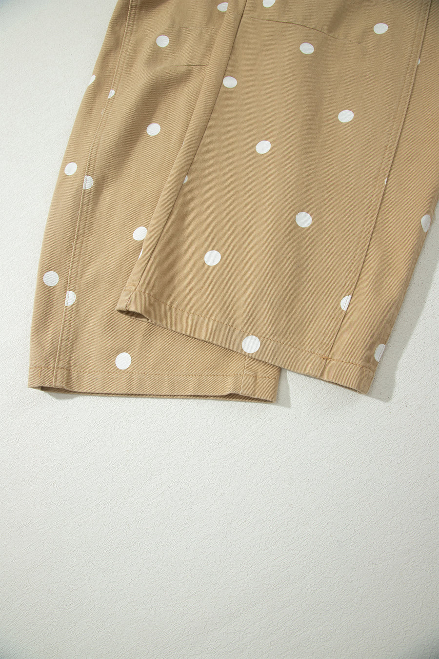 Polka Dot Denim Barrel Overalls Jumpsuit Women UK
