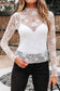 Sheer Floral Lace Top