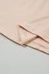Casual Plain Crew Neck Tee