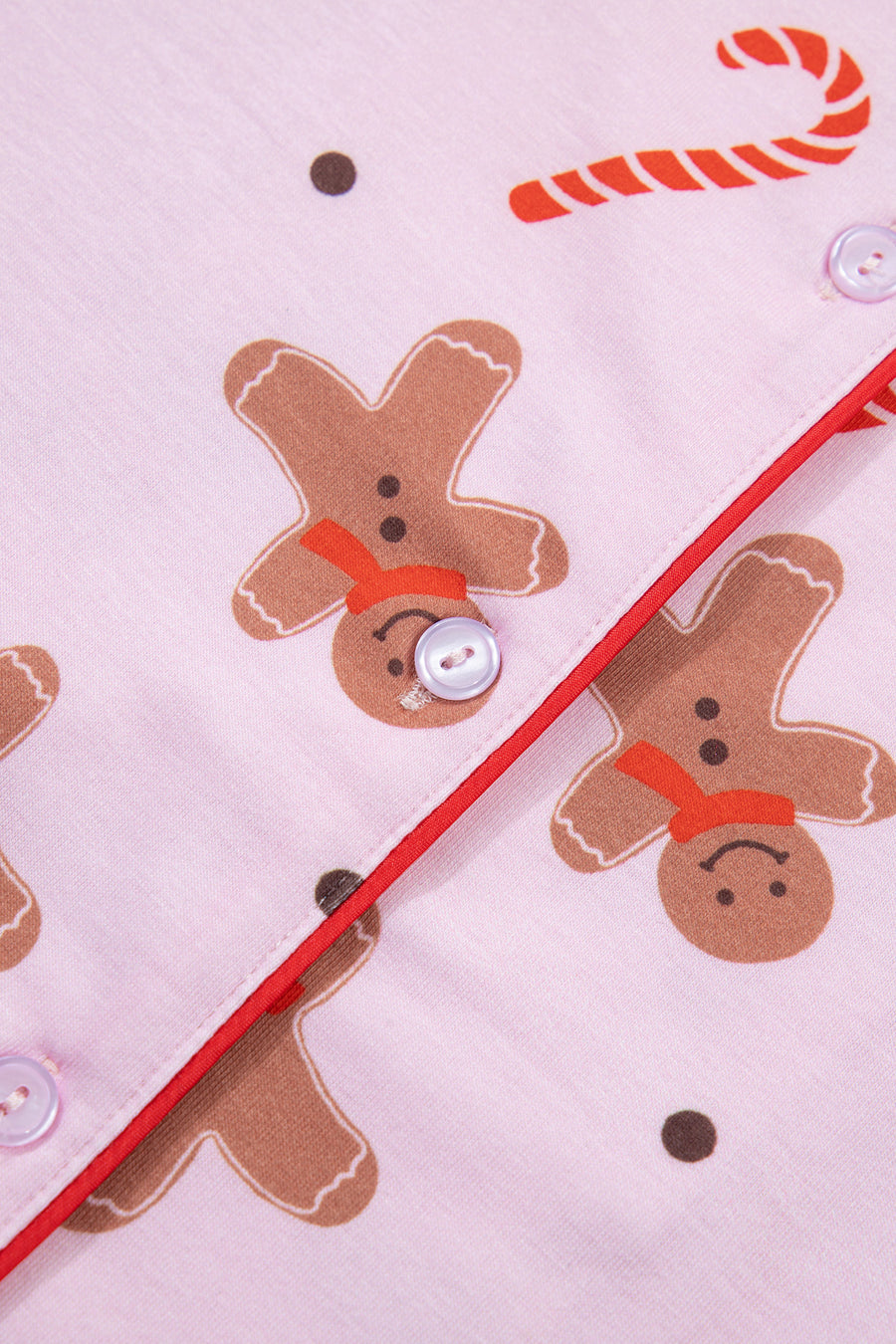 Pink Shell Button Elastic Waist Lounge Set Women UK