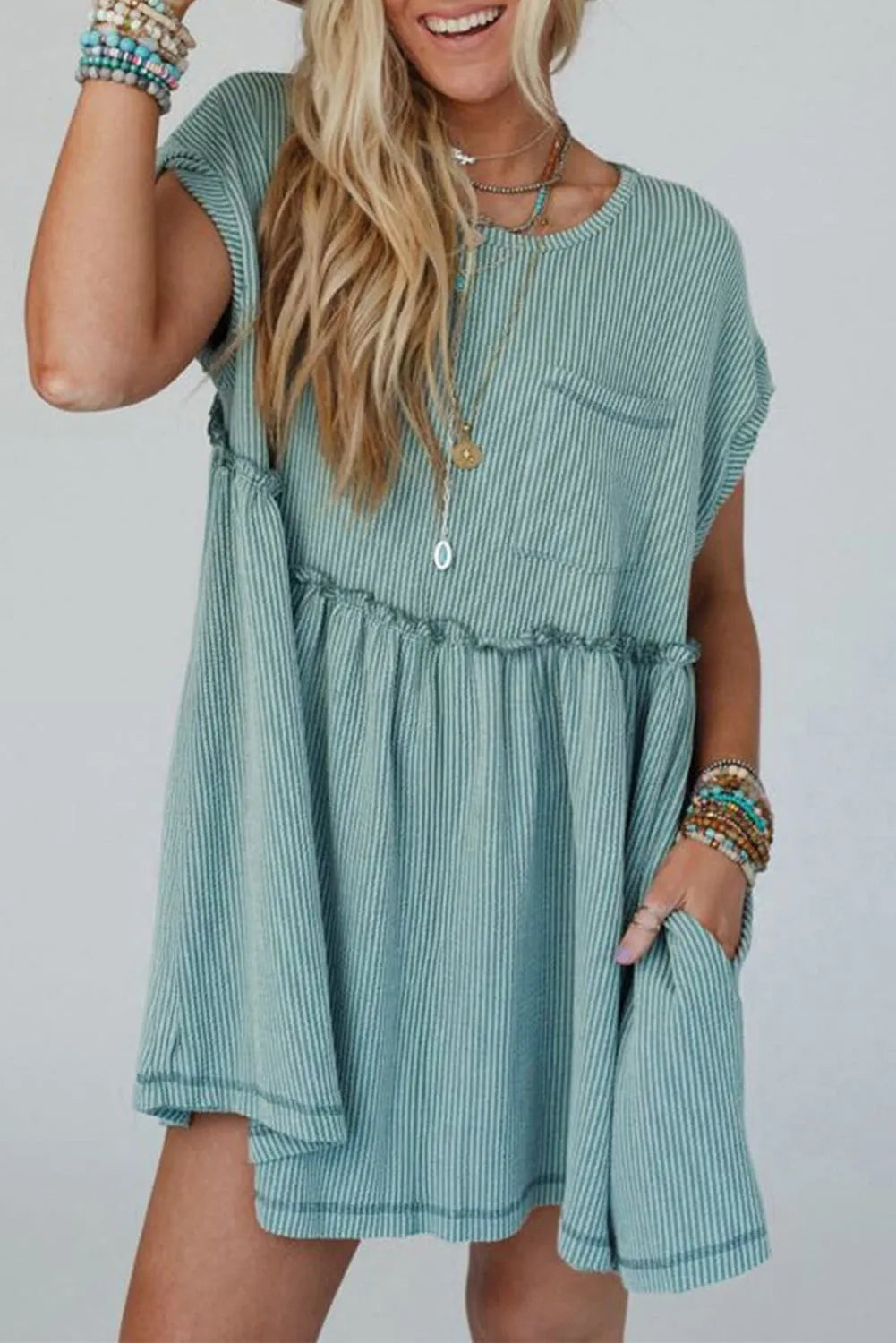 Knit Couture Swing Dress - Fashionfitz
