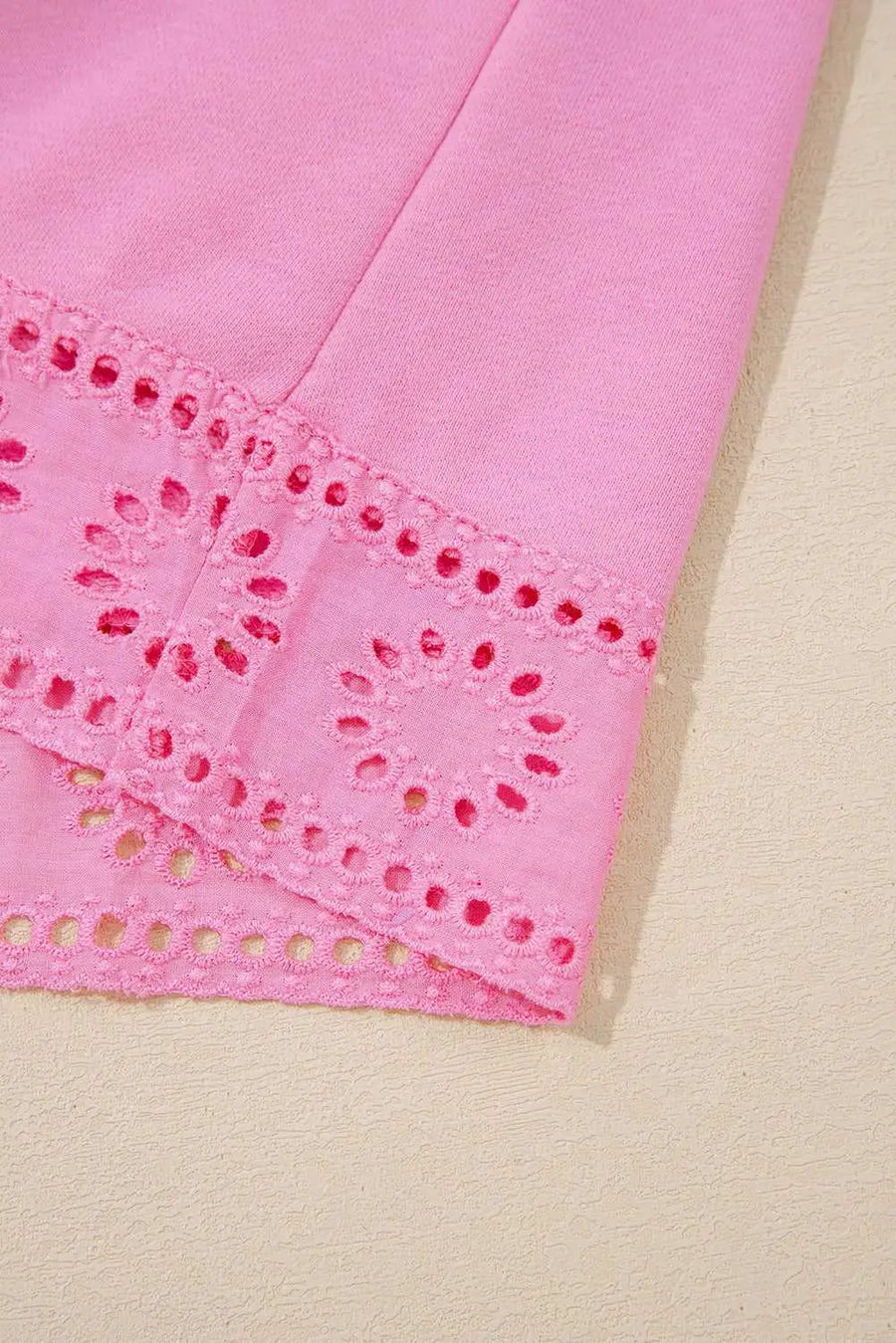 Embroidered flower snap sweatshirt sweatshirts