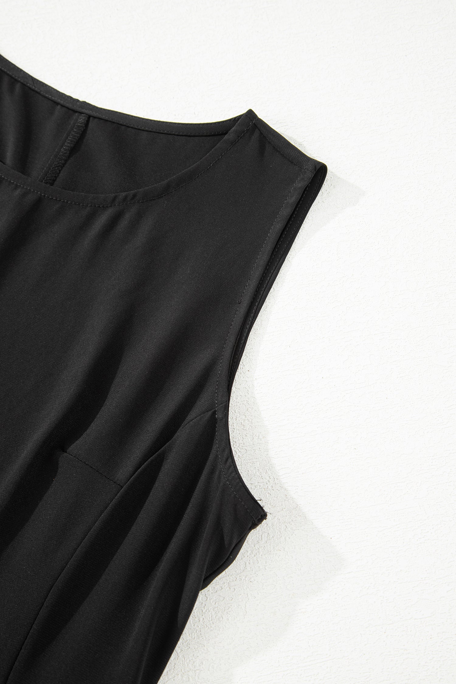 Black Lace Maxi Dress | Sleeveless Floral Lace Dress